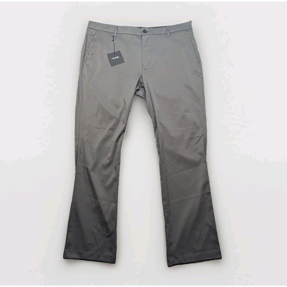 NWT 01.ALGO Performance Straight Chino Pants Gray Men's Size  38x32